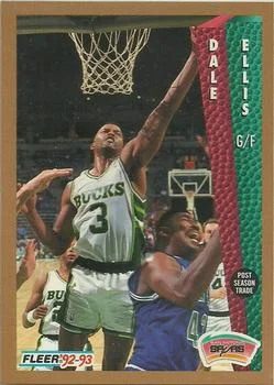 1992-93 Fleer Dale Ellis #205 card image