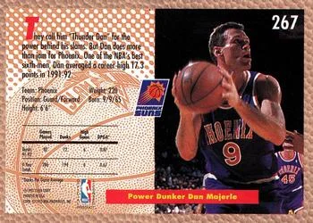 1992-93 Fleer Dan Majerle SD #267 card back image