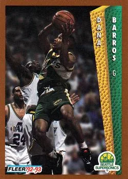 1992-93 Fleer Dana Barros #430 card image