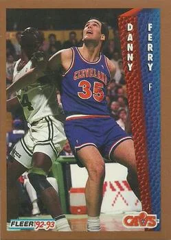 1992-93 Fleer Danny Ferry #317 card image