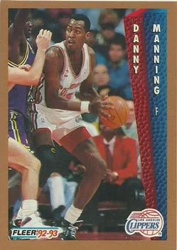 1992-93 Fleer Danny Manning #101 card image