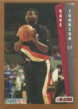 1992-93 Fleer Dave Johnson #417 card image