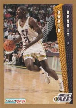 1992-93 Fleer David Benoit #218 card image