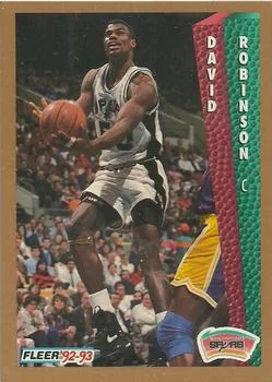 1992-93 Fleer David Robinson #207 card image