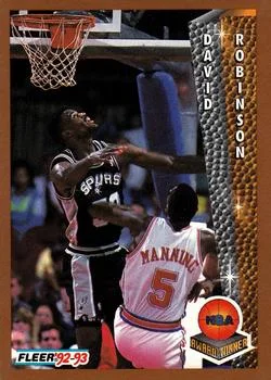 1992-93 Fleer David Robinson AW #248 card image
