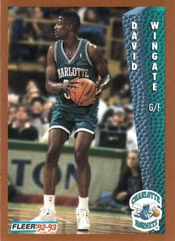 1992-93 Fleer David Wingate #312 card image
