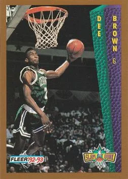 1992-93 Fleer Dee Brown SD #281 card image
