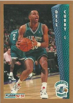 1992-93 Fleer Dell Curry #22 card image