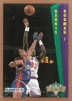 1992-93 Fleer Dennis Rodman SD #289 card image