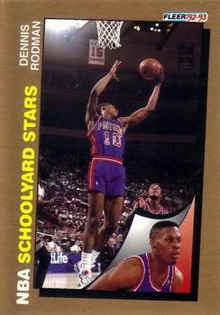 1992-93 Fleer Dennis Rodman SYS #261 card image