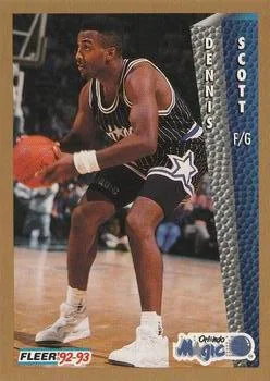 1992-93 Fleer Dennis Scott #163 card image