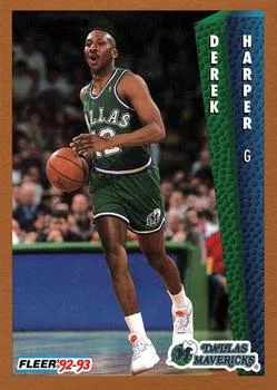 1992-93 Fleer Derek Harper #49 card image