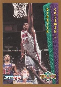 1992-93 Fleer Derrick Coleman SD #296 card image