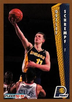1992-93 Fleer Detlef Schrempf #93 card image