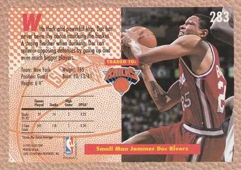 1992-93 Fleer Doc Rivers SD #283 card back image