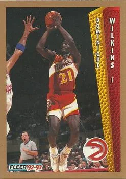 1992-93 Fleer Dominique Wilkins #8 card image