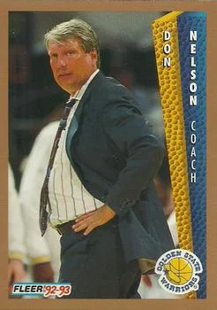 1992-93 Fleer Don Nelson CO #78 card image