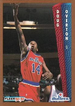 1992-93 Fleer Doug Overton #441 card image