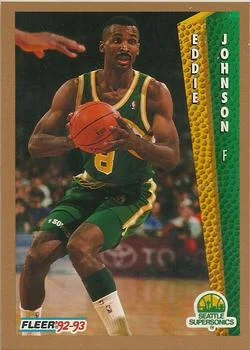 1992-93 Fleer Eddie Johnson #211 card image