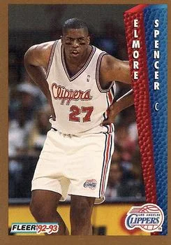 1992-93 Fleer Elmore Spencer #358 card image