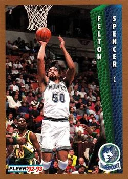 1992-93 Fleer Felton Spencer #138 card image