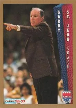 1992-93 Fleer Garry St. Jean Head Coach #197 card image