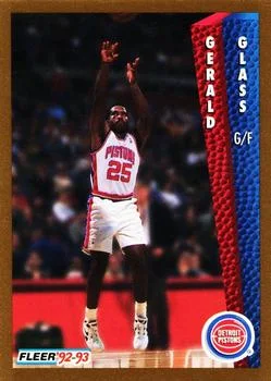 1992-93 Fleer Gerald Glass #333 card image