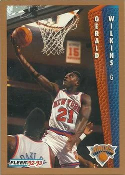 1992-93 Fleer Gerald Wilkins #157 card image