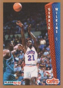 1992-93 Fleer Gerald Wilkins #320 card image