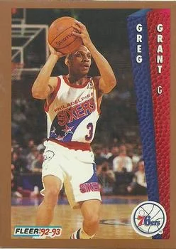 1992-93 Fleer Greg Grant #404 card image