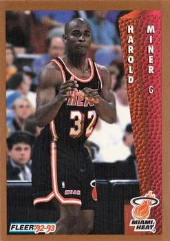 1992-93 Fleer Harold Miner #369 card image