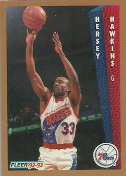 1992-93 Fleer Hersey Hawkins #170 card image