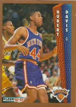 1992-93 Fleer Hubert Davis #395 card image