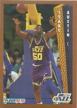 1992-93 Fleer Isaac Austin #432 card image