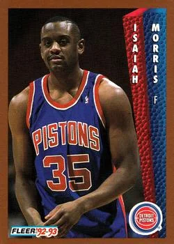 1992-93 Fleer Isaiah Morris #335 card image