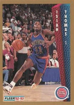 1992-93 Fleer Isiah Thomas #69 card image