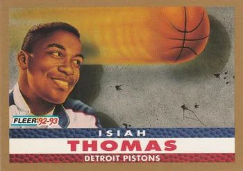 1992-93 Fleer Isiah Thomas PV #255 card image