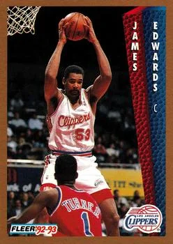 1992-93 Fleer James Edwards #98 card image