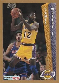 1992-93 Fleer James Worthy #114 card image