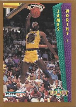 1992-93 Fleer James Worthy SD #274 card image