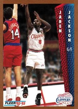 1992-93 Fleer Jaren Jackson #355 card image