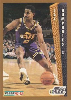 1992-93 Fleer Jay Humphries #435 card image