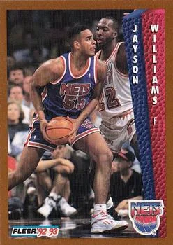 1992-93 Fleer Jayson Williams #391 card image
