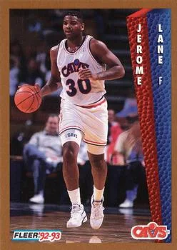 1992-93 Fleer Jerome Lane #319 card image