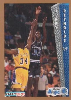 1992-93 Fleer Jerry Reynolds #402 card image