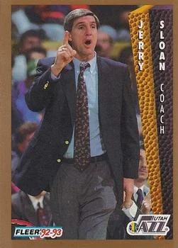 1992-93 Fleer Jerry Sloan CO #226 card image