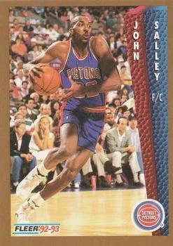 1992-93 Fleer John Salley #68 card image