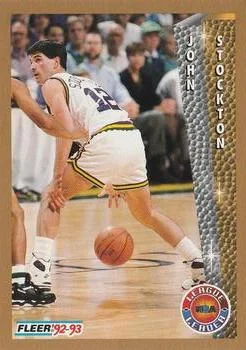 1992-93 Fleer John Stockton LL #240 card image