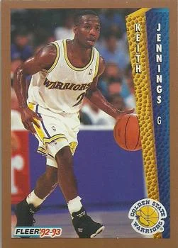 1992-93 Fleer Keith Jennings #341 card image