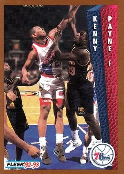 1992-93 Fleer Kenny Payne #407 card image